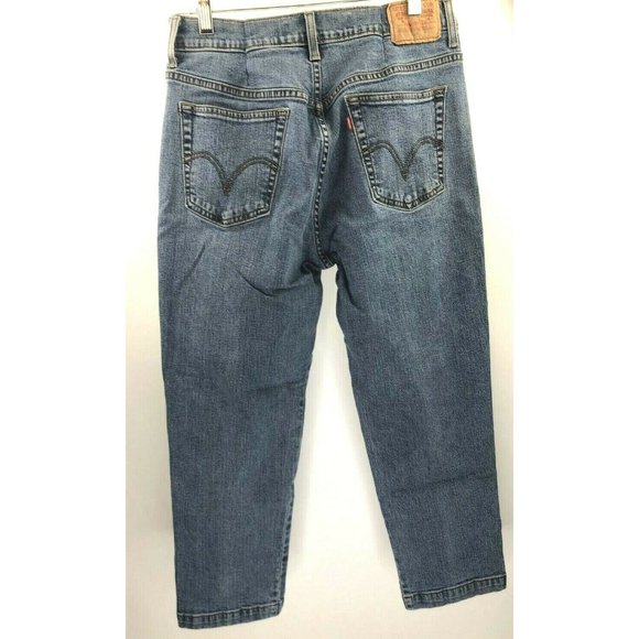 Women's Levi's Classic Slim Capris Size 12 Jeans - Picture 2 of 7